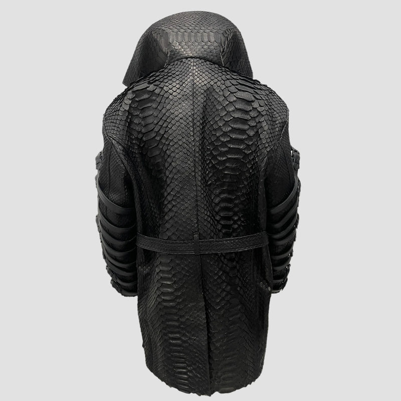 King python leather jacket