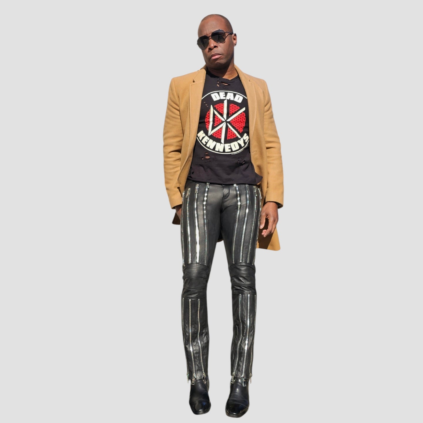 Lambskin pants