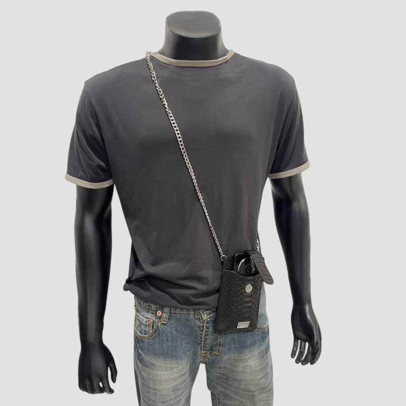 Python leather cellphone case