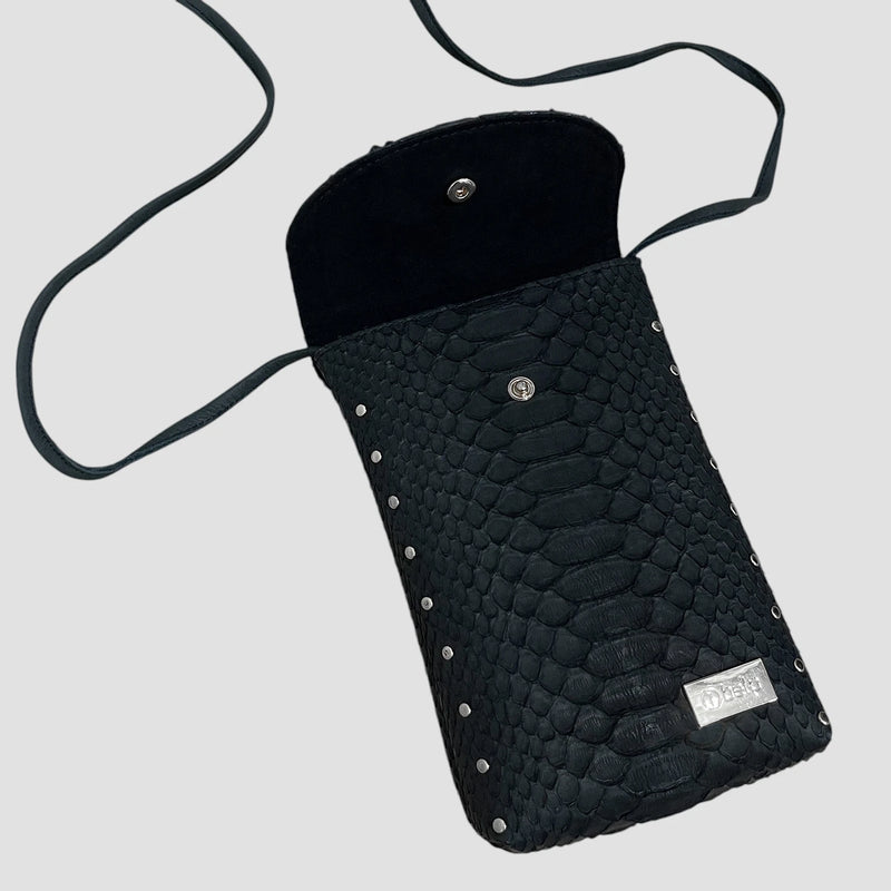 Python leather cellphone case