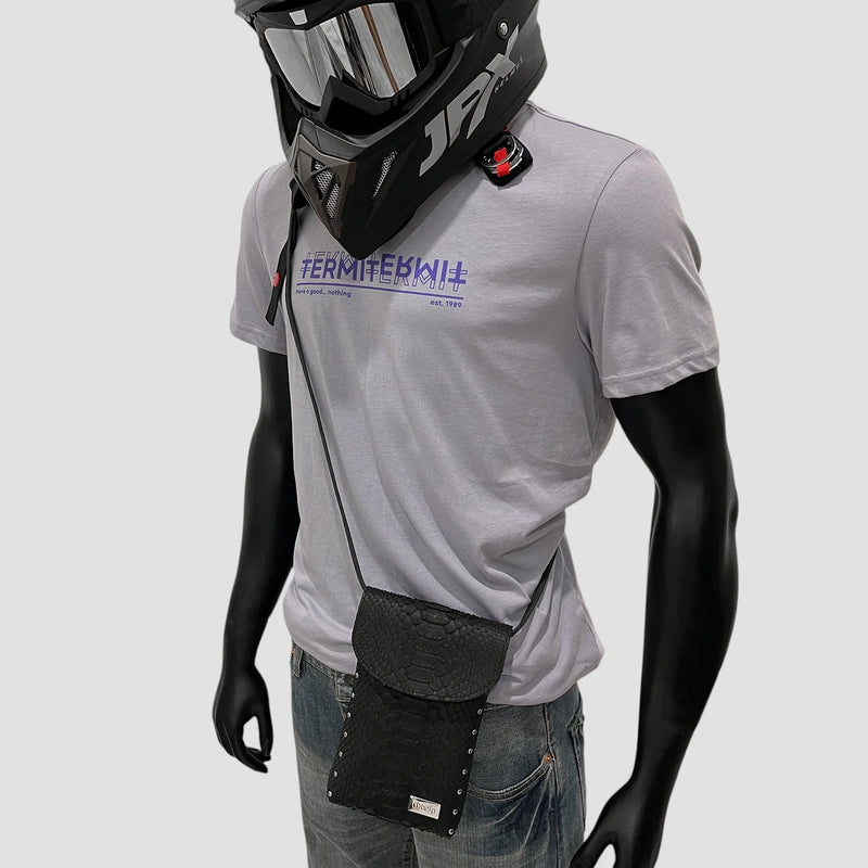 Python leather cellphone case