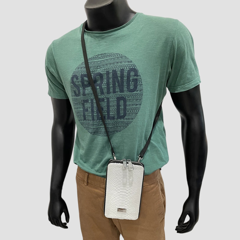 Python leather cellphone case