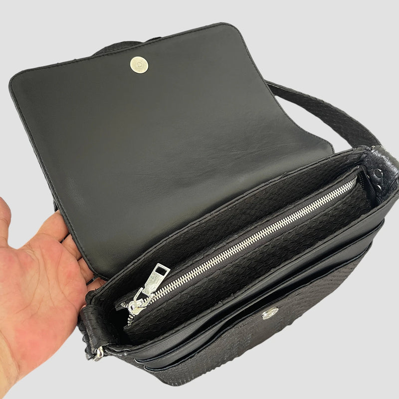 Dragon python leather bag
