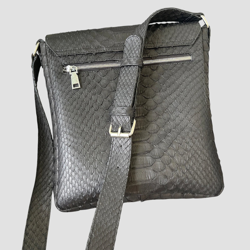 Dragon python leather bag