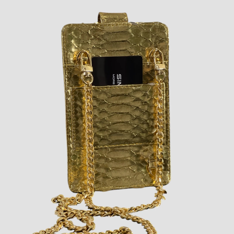 Python leather cellphone case