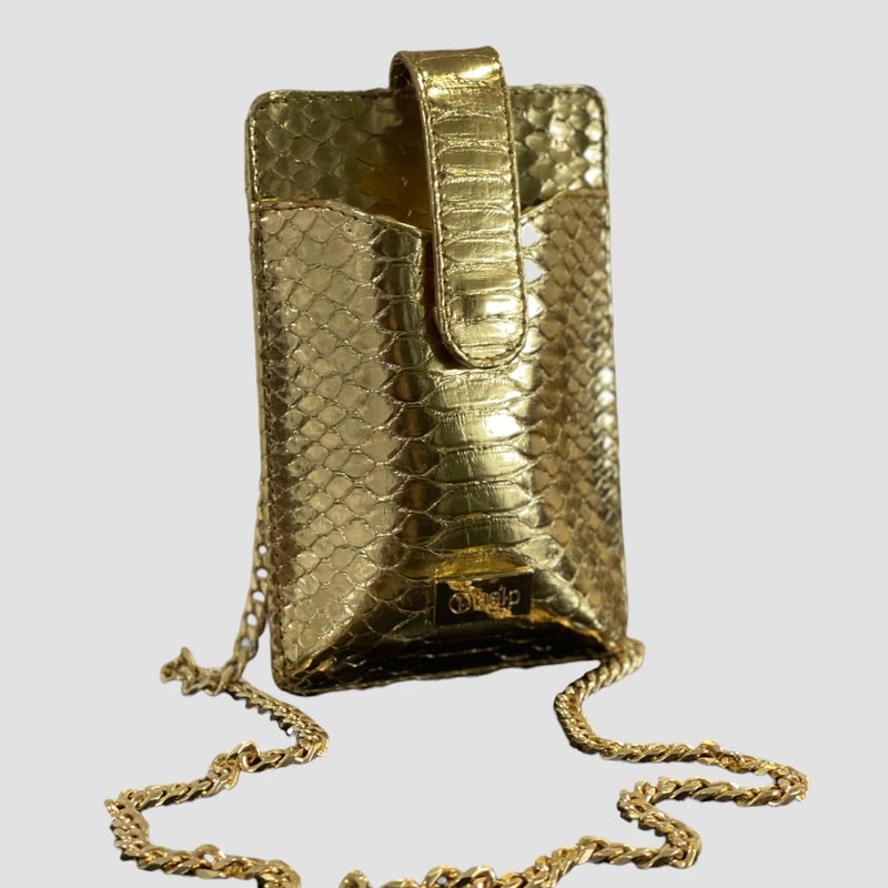 Python leather cellphone case