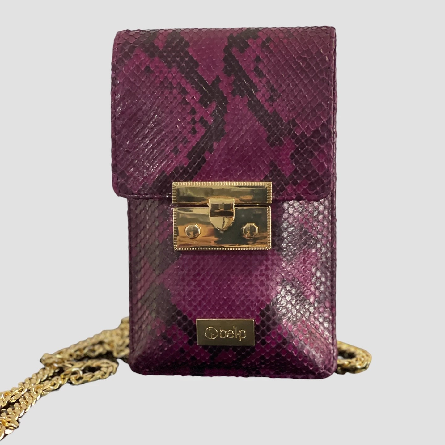 Python leather cellphone case