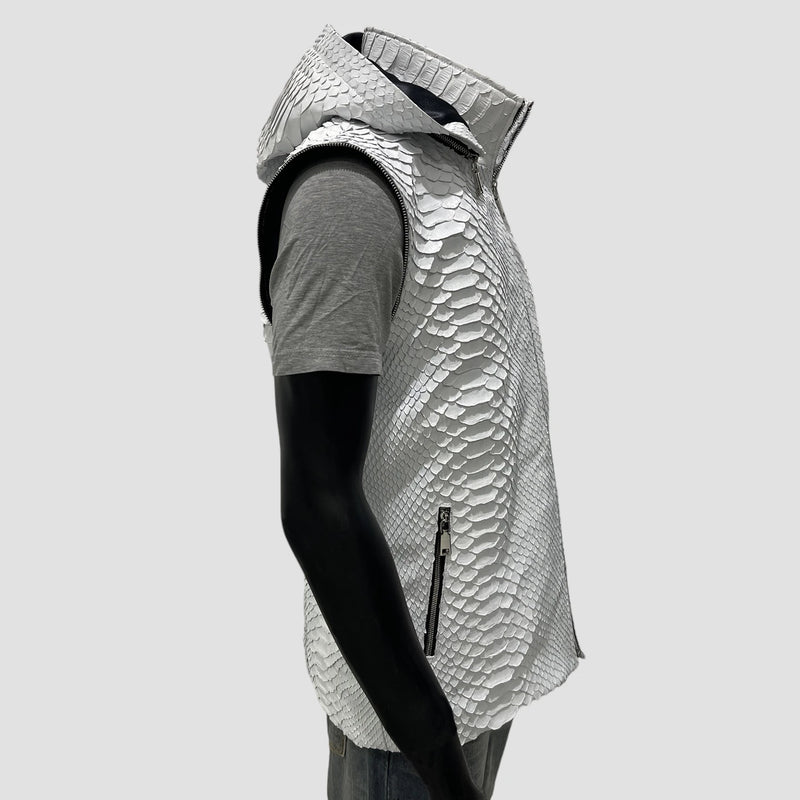 King python leather jacket