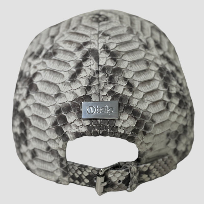 Python leather cap