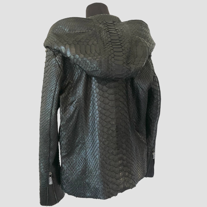 Dragon python leather jacket