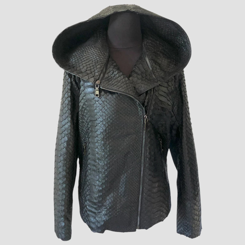 Dragon python leather jacket