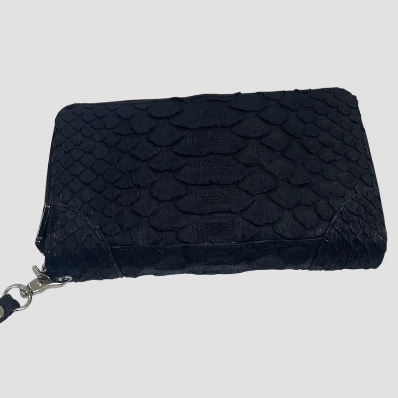 Dragon python leather wallet