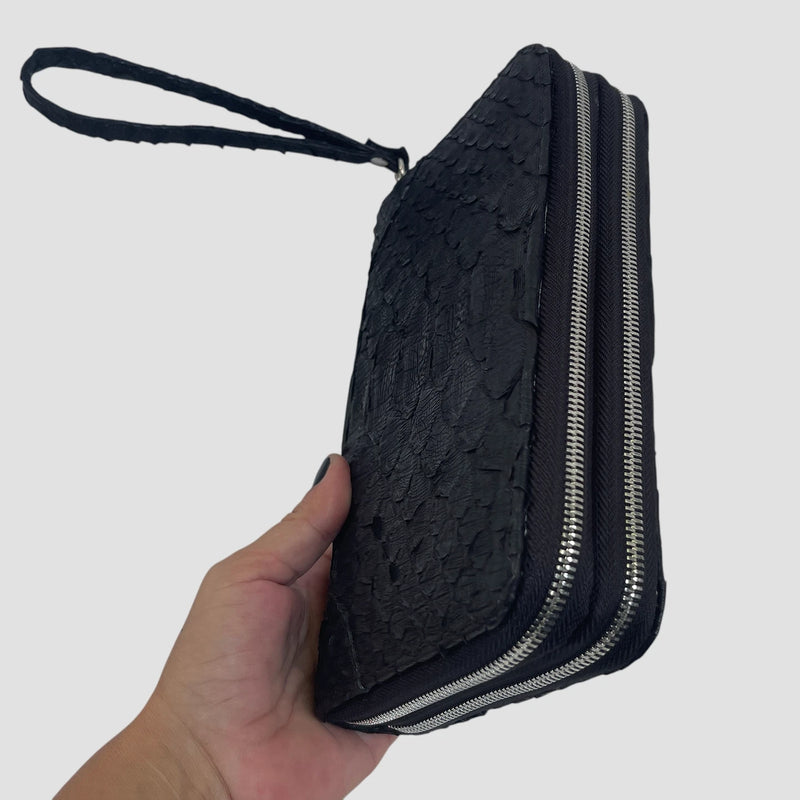 Dragon python leather wallet