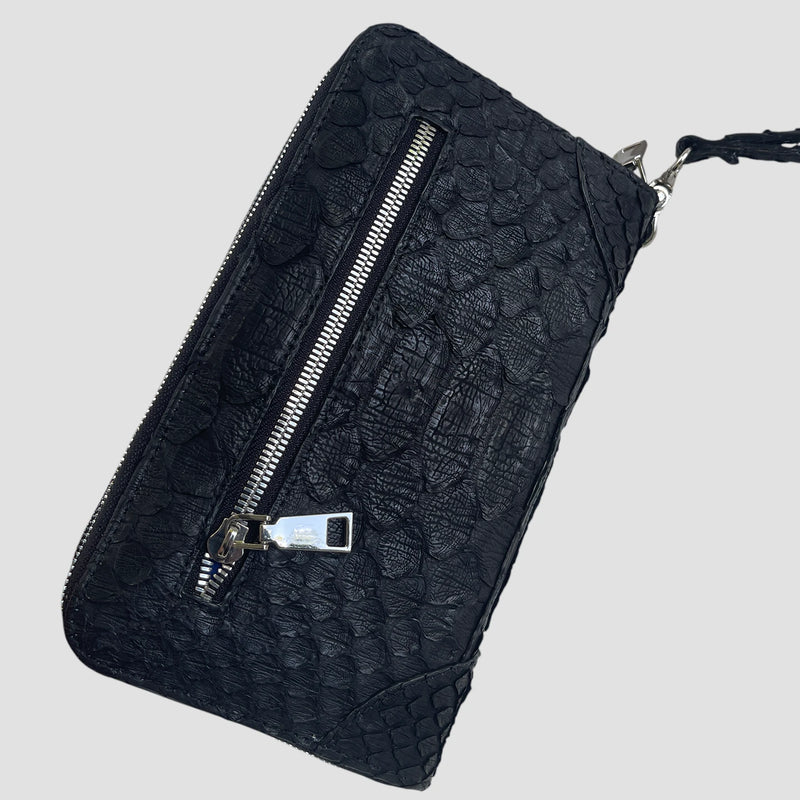 Dragon python leather wallet