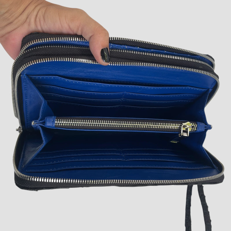 Dragon python leather wallet