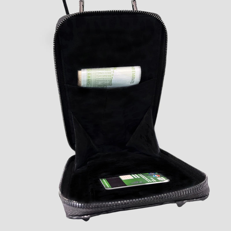 Dragon python leather cellphone case