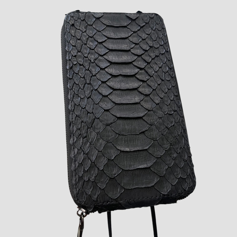 Dragon python leather cellphone case