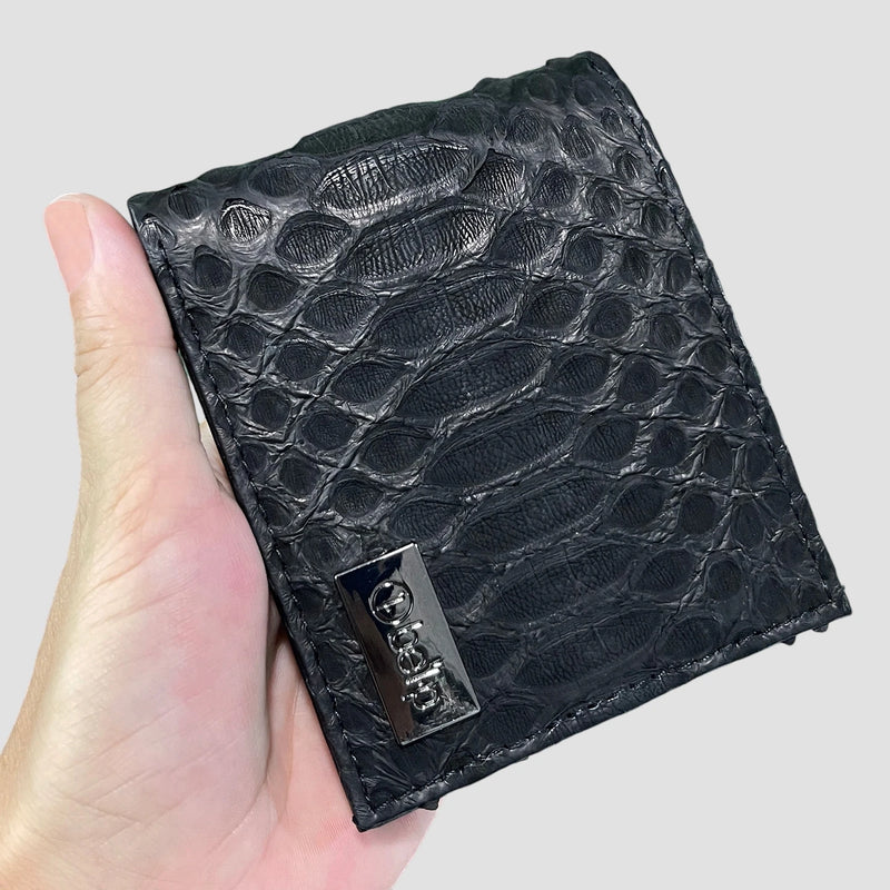 Python leather wallet