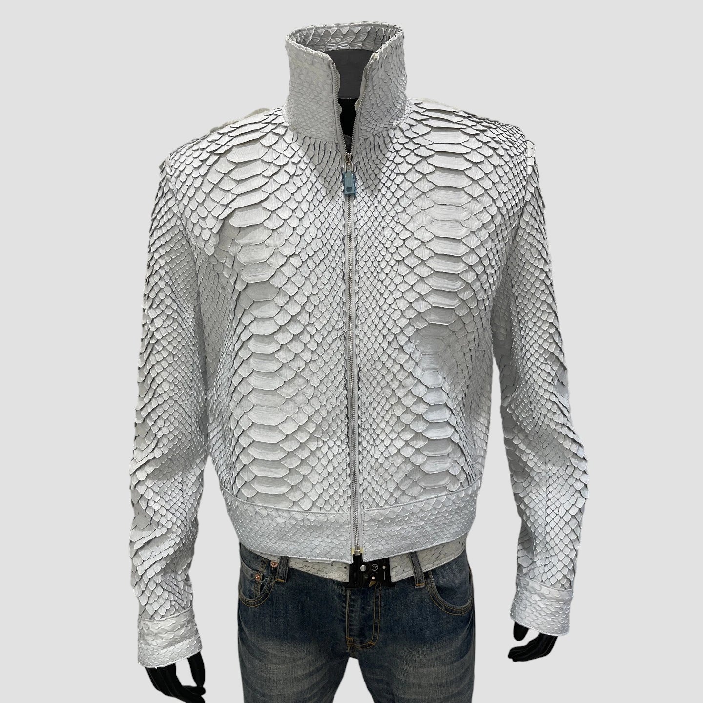 King python leather jacket