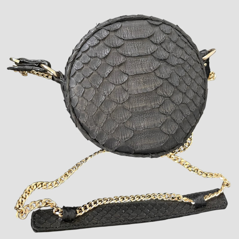 Dragon python leather bag