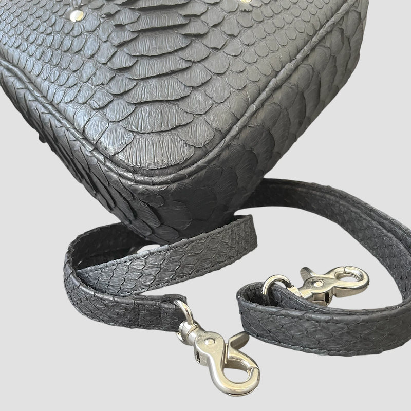 Dragon python leather bag