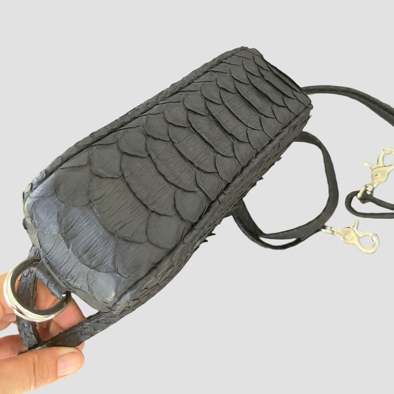 Dragon python leather bag