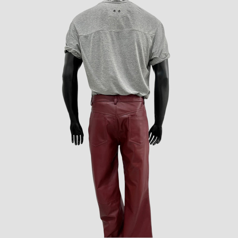 Lambskin pants