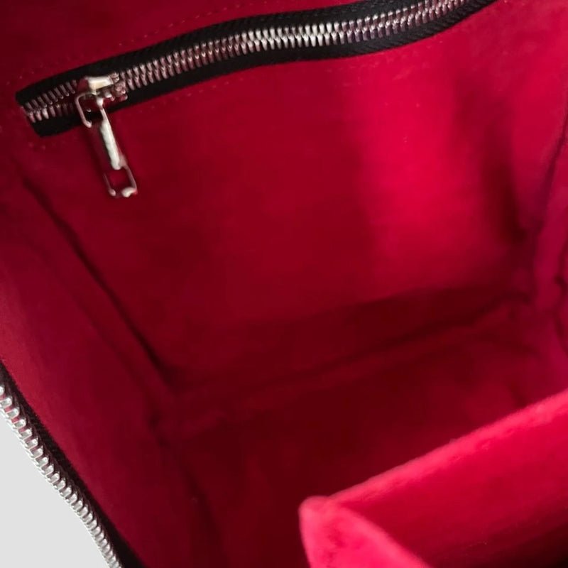 Python leather backpack