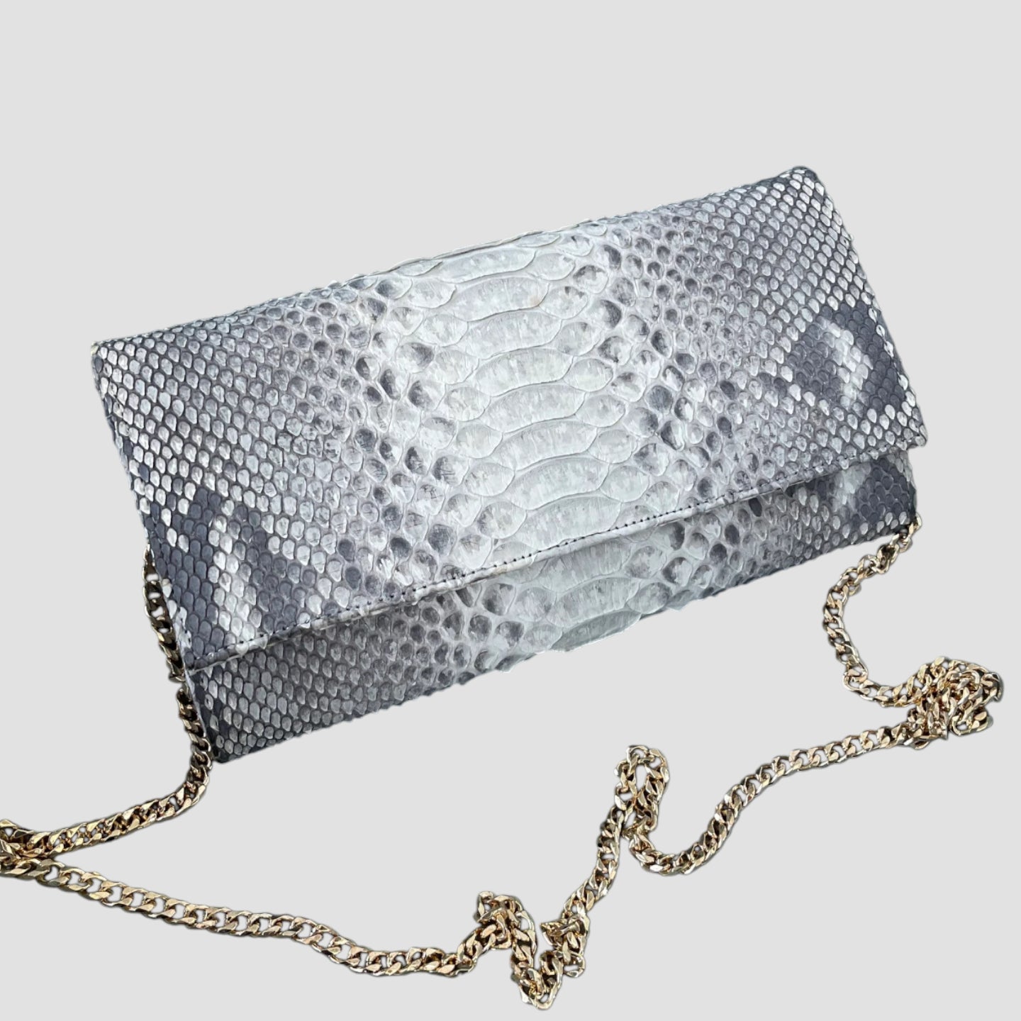 Dragon python leather bag