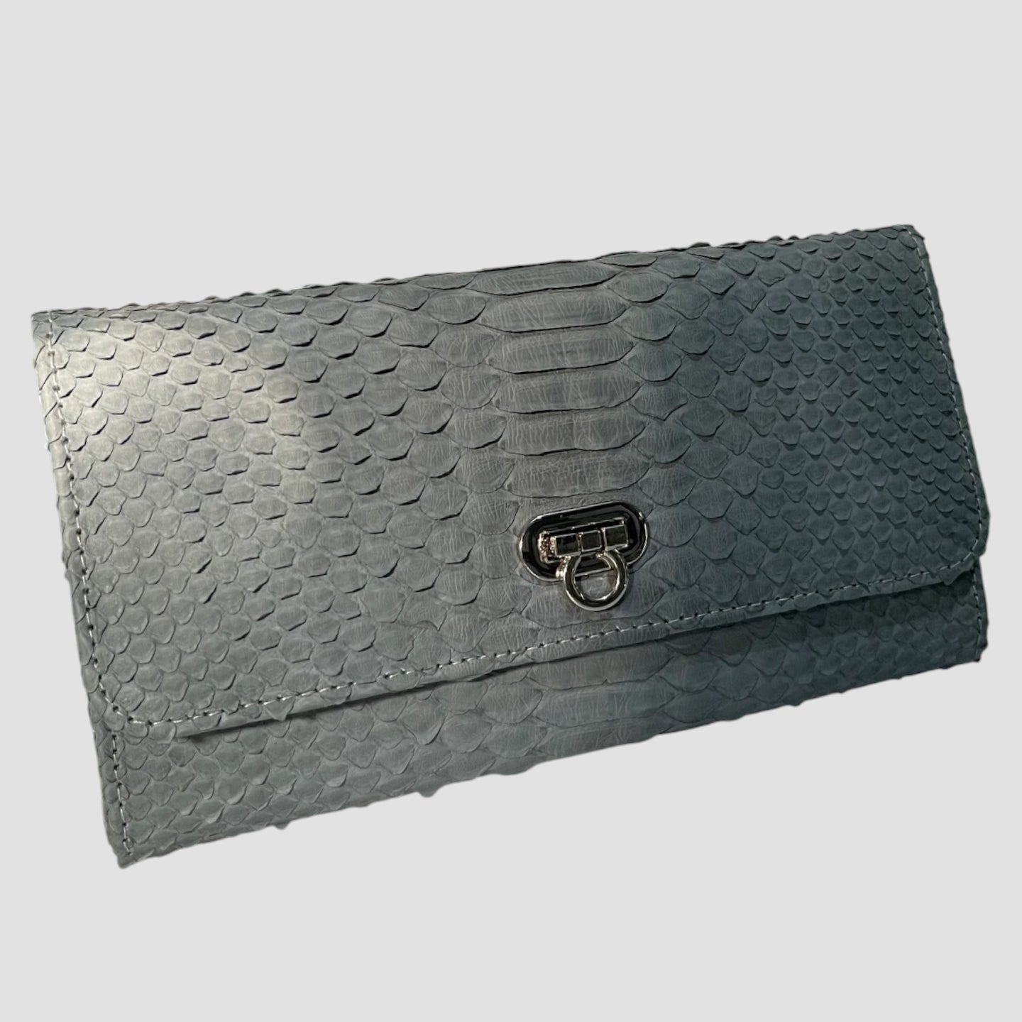 Python leather bag