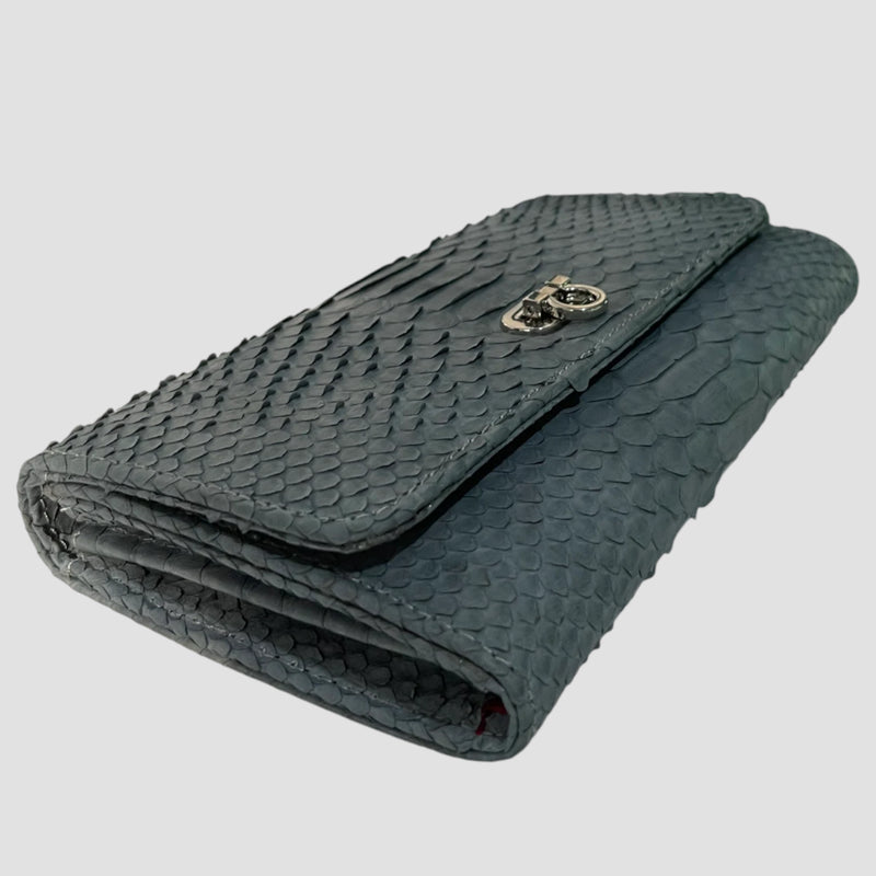 Python leather bag