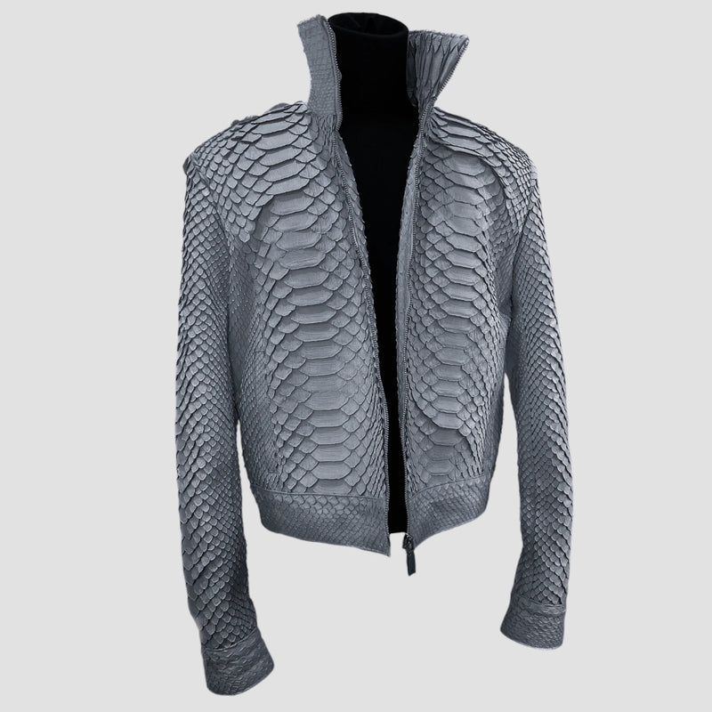 King python leather jacket