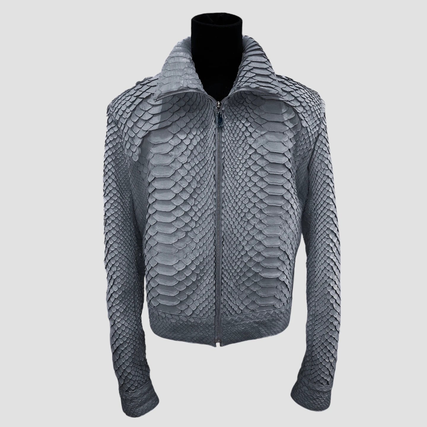 King python leather jacket