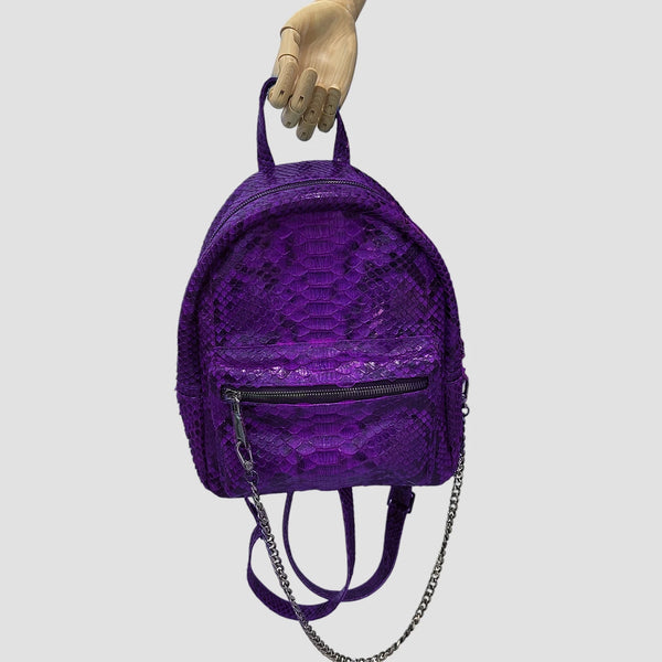 PYTHON LEATHER BACKPACK