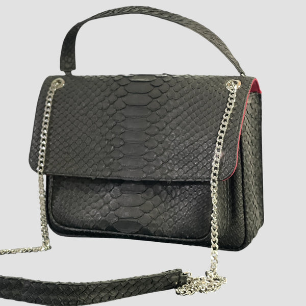 PYTHON LEATHER BAG