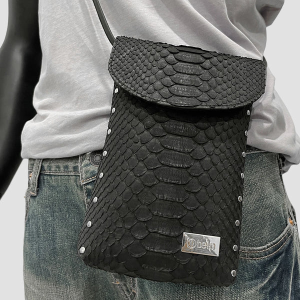 PYTHON LEATHER CELLPHONE CASE