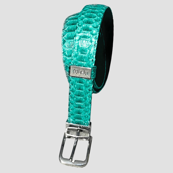 PYTHON LEATHER BELT