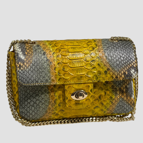 PYTHON LEATHER BAG