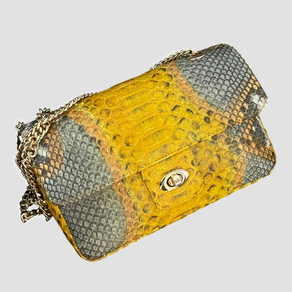 PYTHON LEATHER BAG