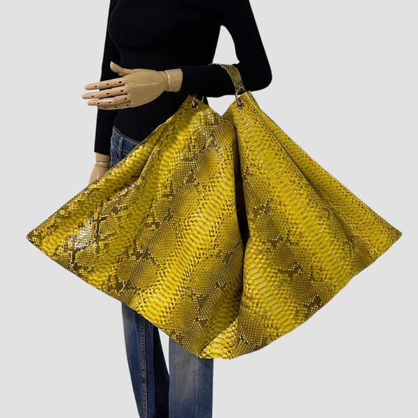 PYTHON LEATHER BAG