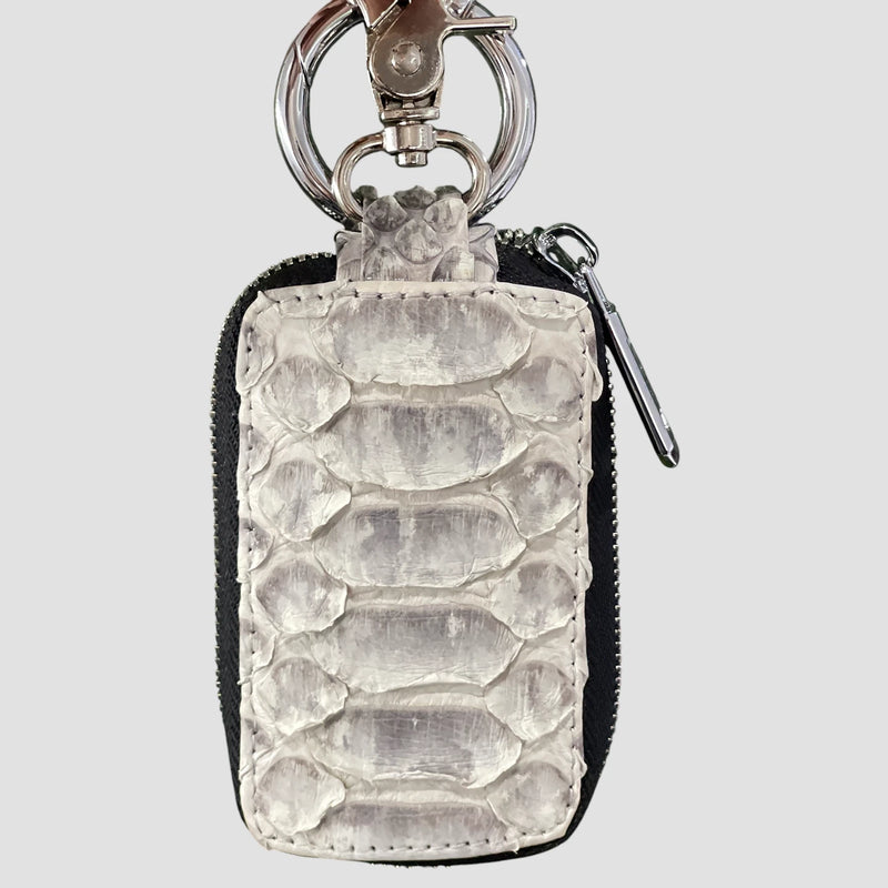 Python leather key case