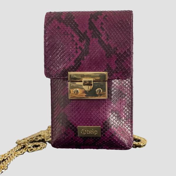 PYTHON LEATHER CELLPHONE CASE