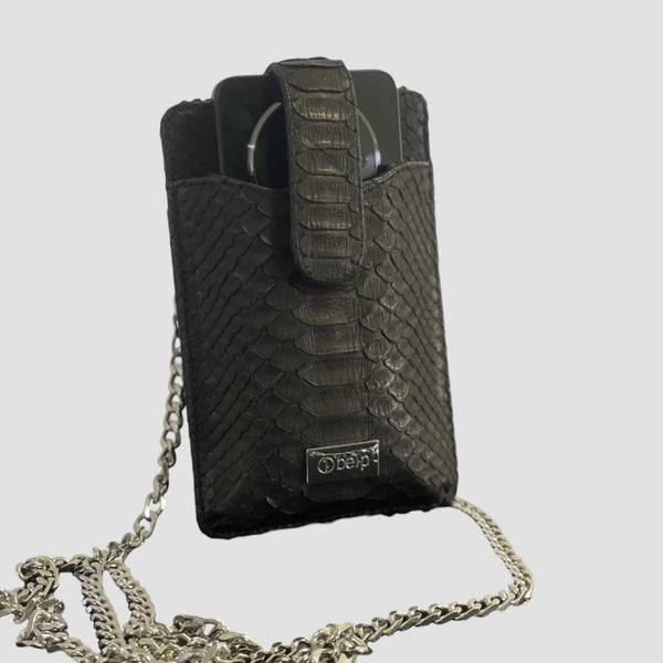 PYTHON LEATHER CELLPHONE CASE