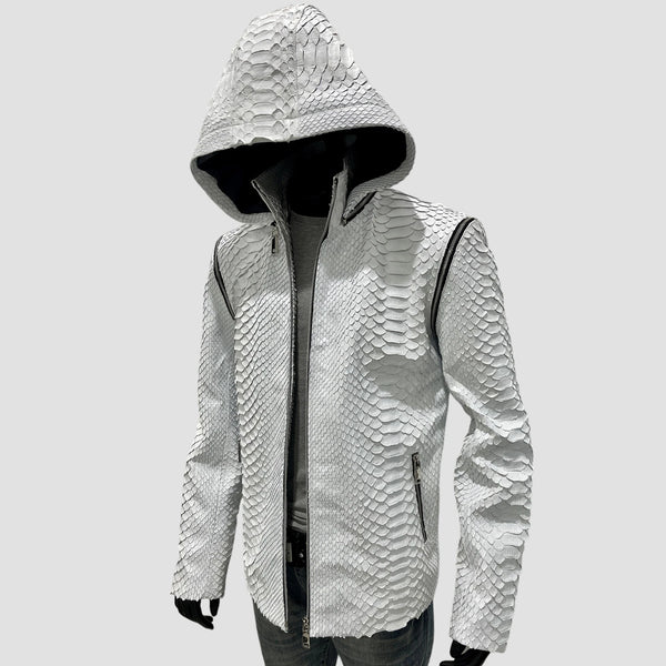 KING PYTHON LEATHER JACKET