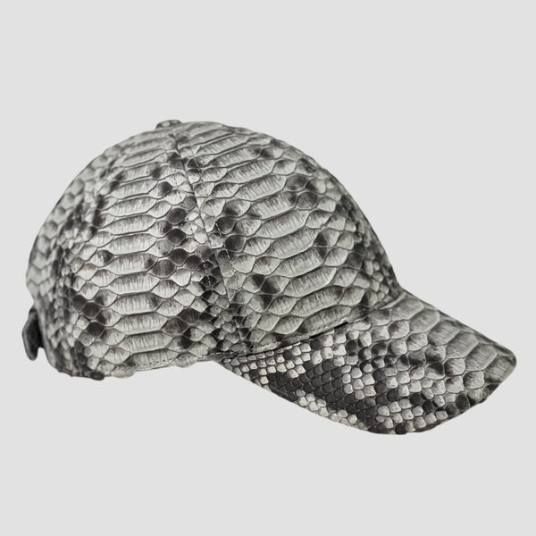 PYTHON LEATHER CAP