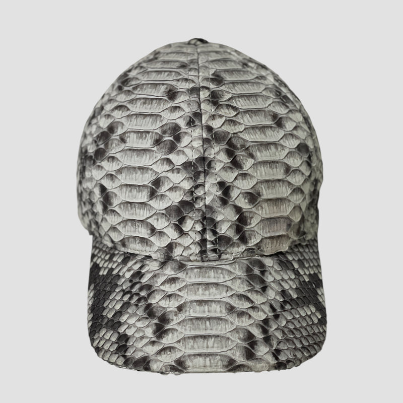 Python leather cap