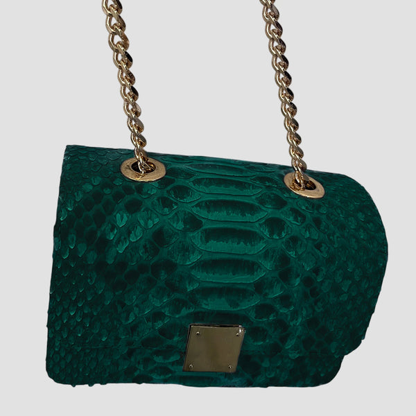 KING PYTHON LEATHER BAG