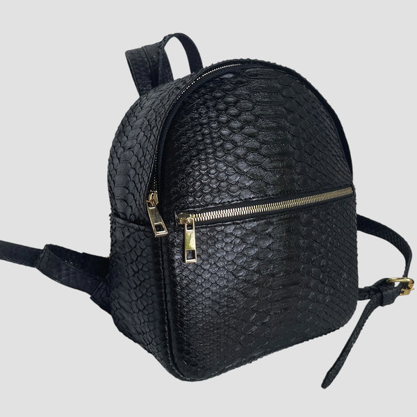 PYTHON LEATHER BACKPACK