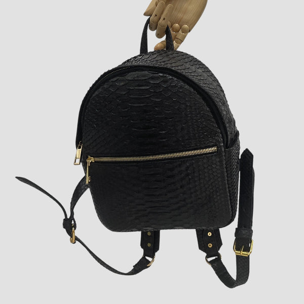 PYTHON LEATHER BACKPACK