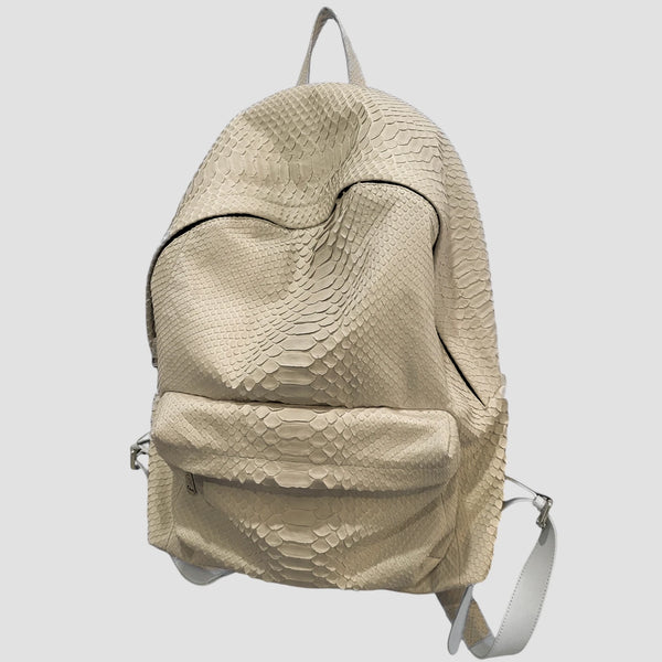PYTHON LEATHER BACKPACK